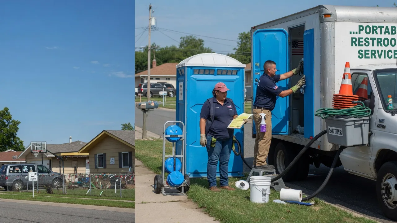 Porta Potty Rental in Elvaston, IL near me